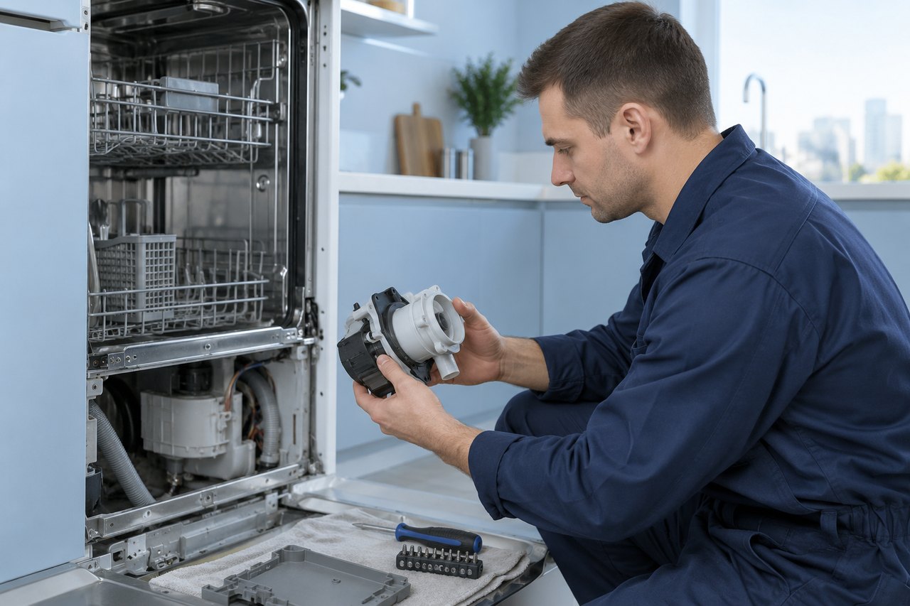Диагностика посудомоечной машины Indesit: раздаётся непривычный шум
