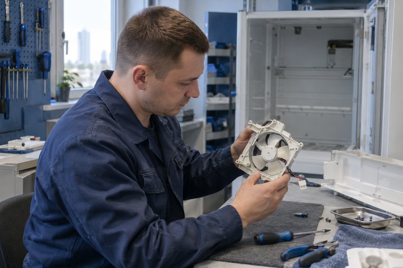 Диагностика холодильника Beko: слышен новый посторонний звук
