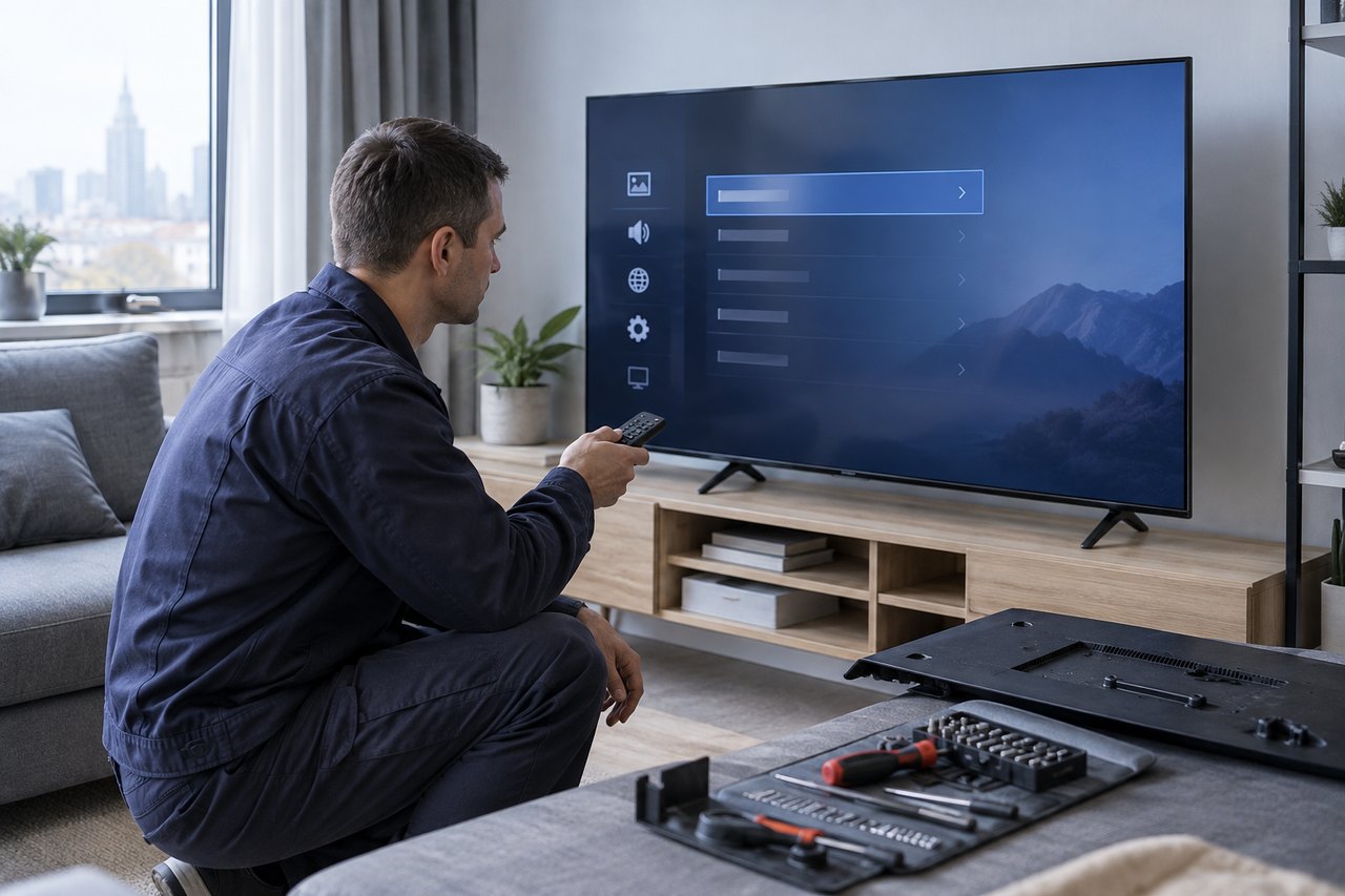 Диагностика телевизора Haier: приложение зависает