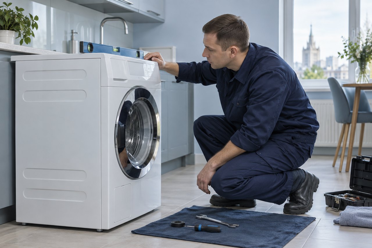 Диагностика стиральной машины Miele: после перемещения появился шум