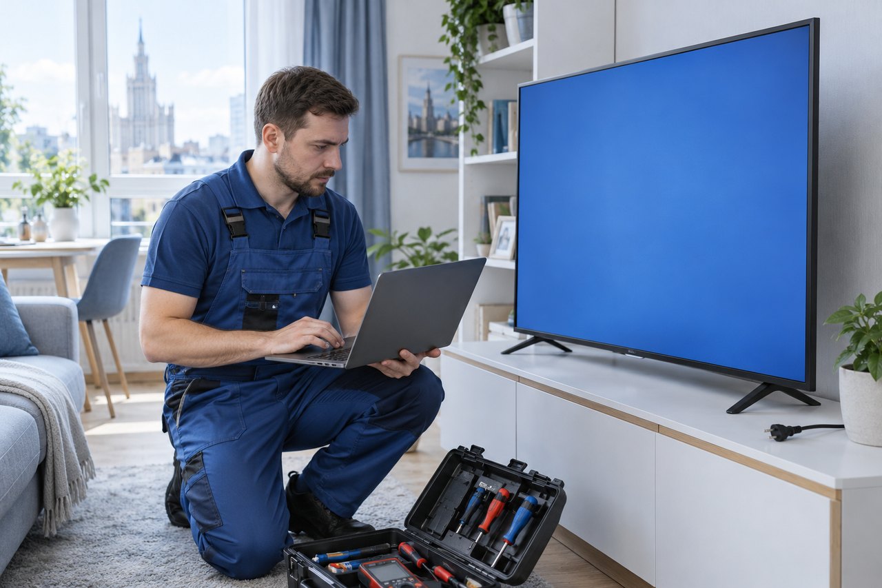 Диагностика программного сбоя телевизора